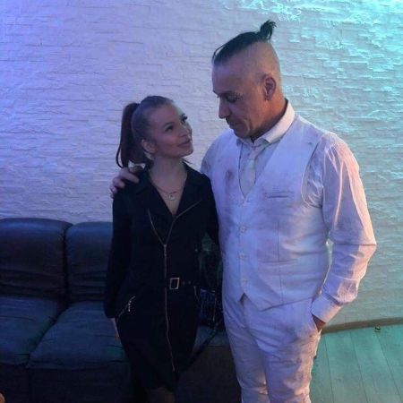 Till Lindemann and his daughter Nele Lindemann.